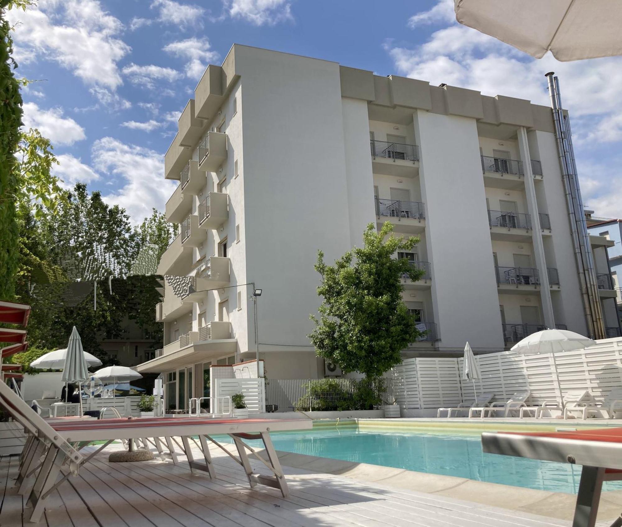 Hotel Villa Del Parco 리미니 외부 사진